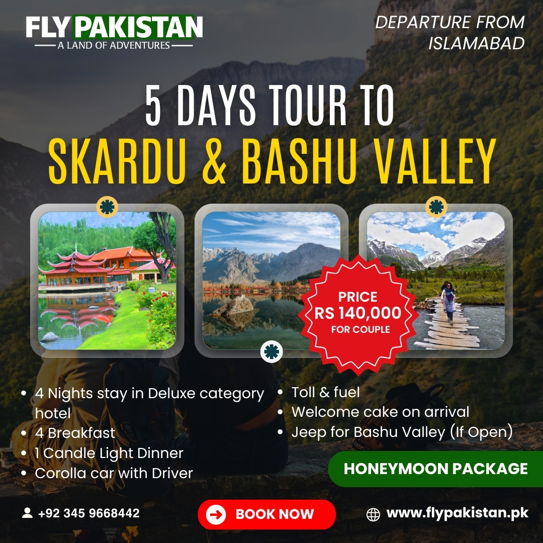 Book Deal 5 Days Tour Skardu and Bashu Valley